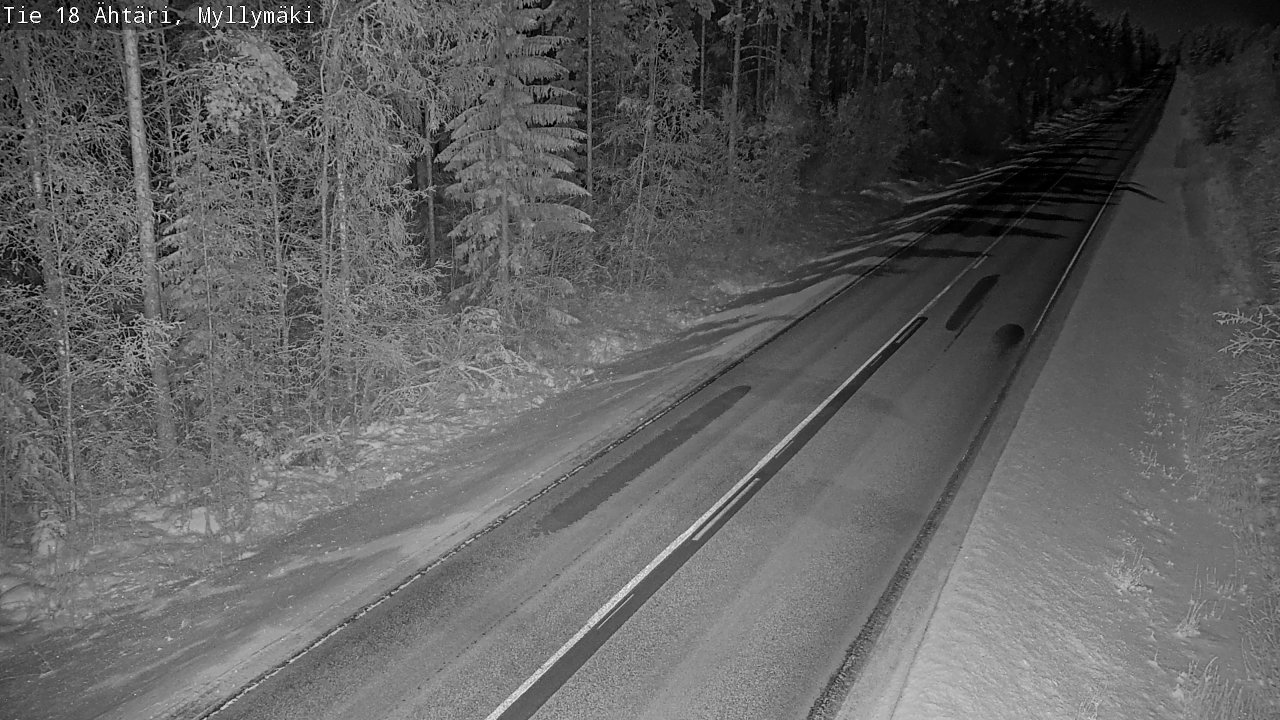 Weather Camera Image Road 18 Ähtäri, Myllymäki, Ähtäri, Etelä-Pohjanmaa
