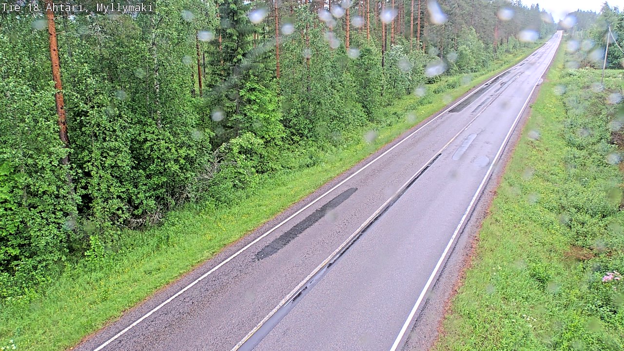 Weather Camera Image Väg 18 Etseri, Myllymäki, Ähtäri, Etelä-Pohjanmaa