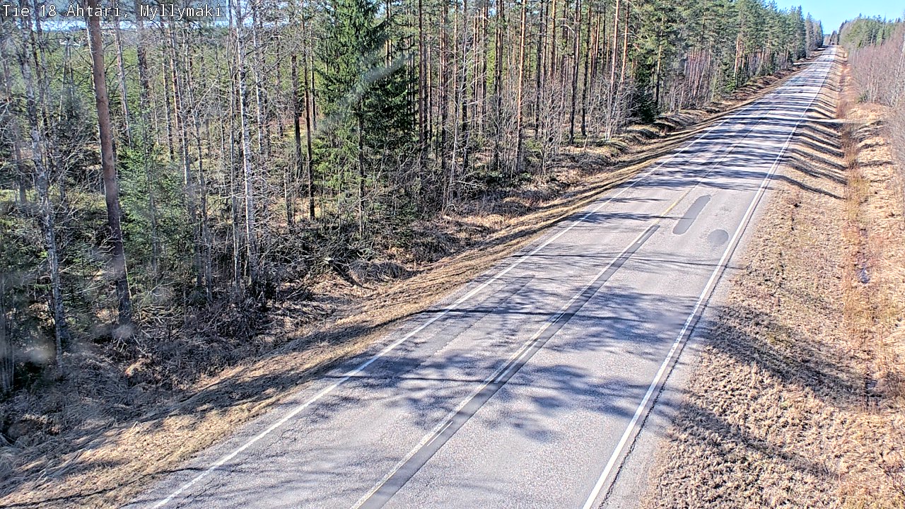 Weather Camera Image Road 18 Ähtäri, Myllymäki, Ähtäri, Etelä-Pohjanmaa