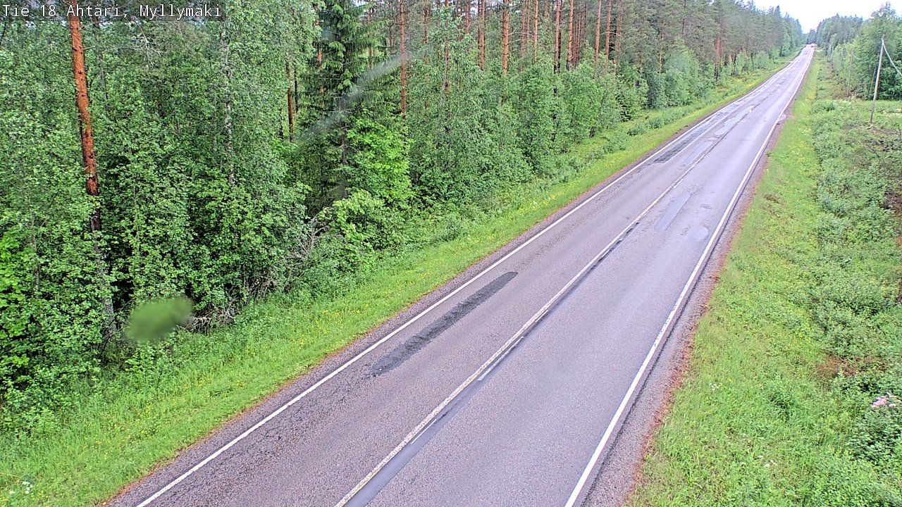 Weather Camera Image Väg 18 Etseri, Myllymäki, Ähtäri, Etelä-Pohjanmaa