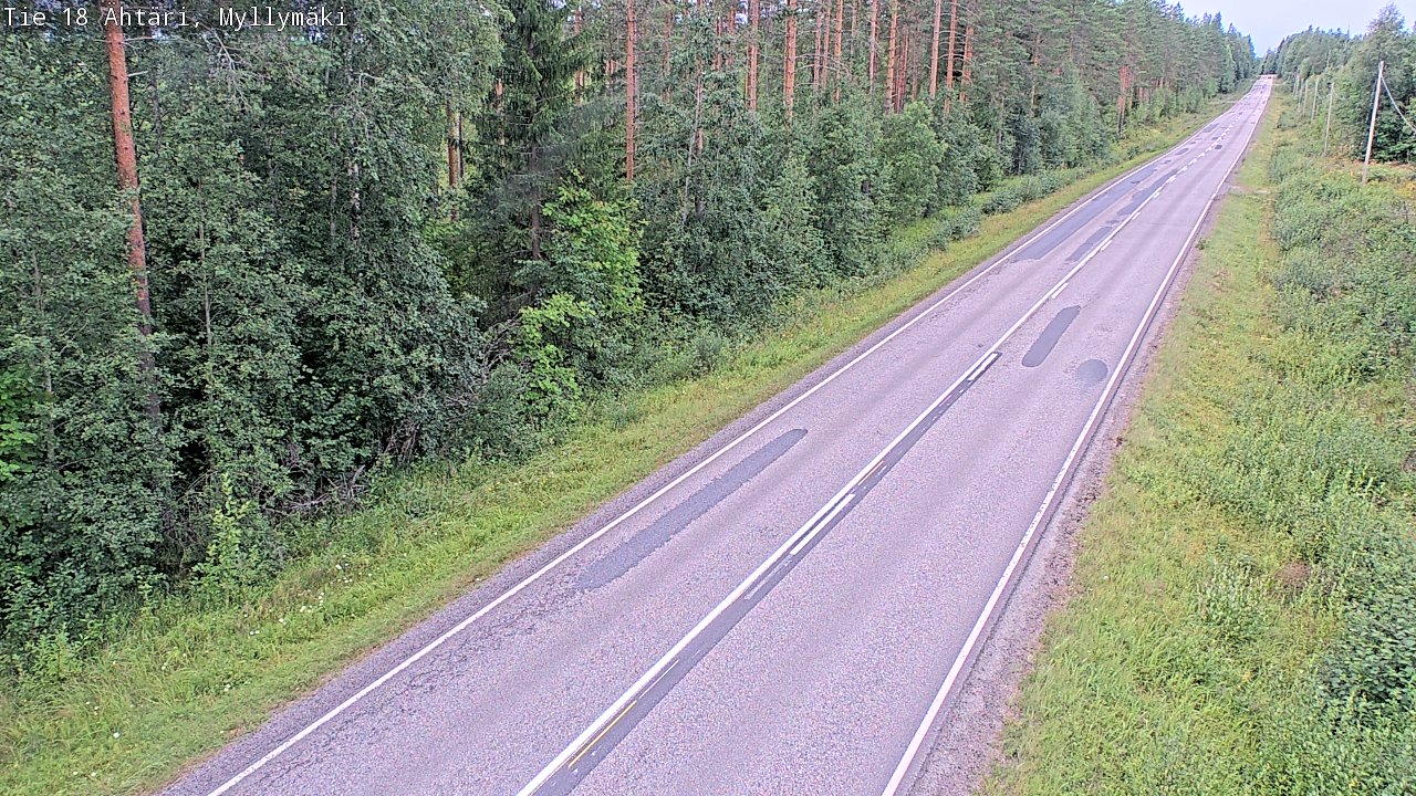 Weather Camera Image Road 18 Ähtäri, Myllymäki, Ähtäri, Etelä-Pohjanmaa