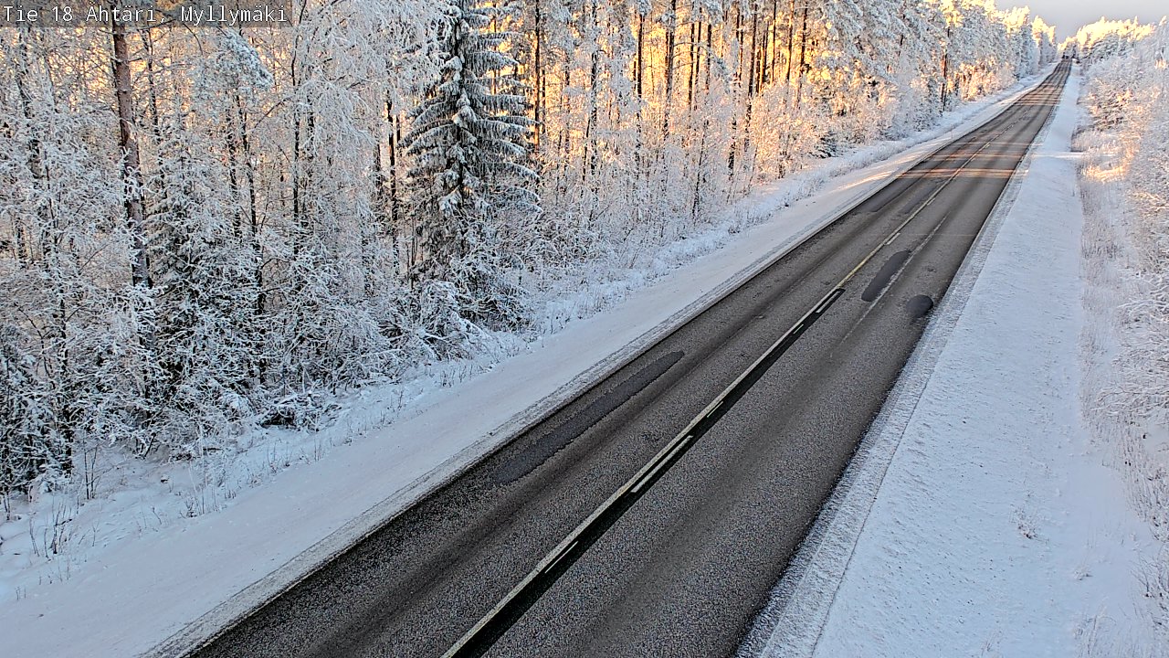 Weather Camera Image Road 18 Ähtäri, Myllymäki, Ähtäri, Etelä-Pohjanmaa
