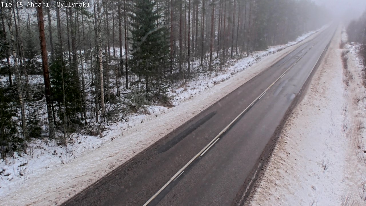 Weather Camera Image Road 18 Ähtäri, Myllymäki, Ähtäri, Etelä-Pohjanmaa