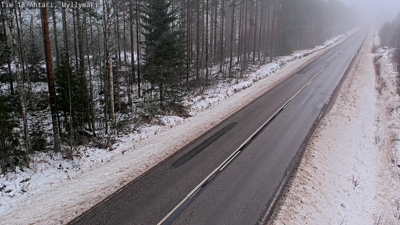 Weather Camera Image Road 18 Ähtäri, Myllymäki, Ähtäri, Etelä-Pohjanmaa
