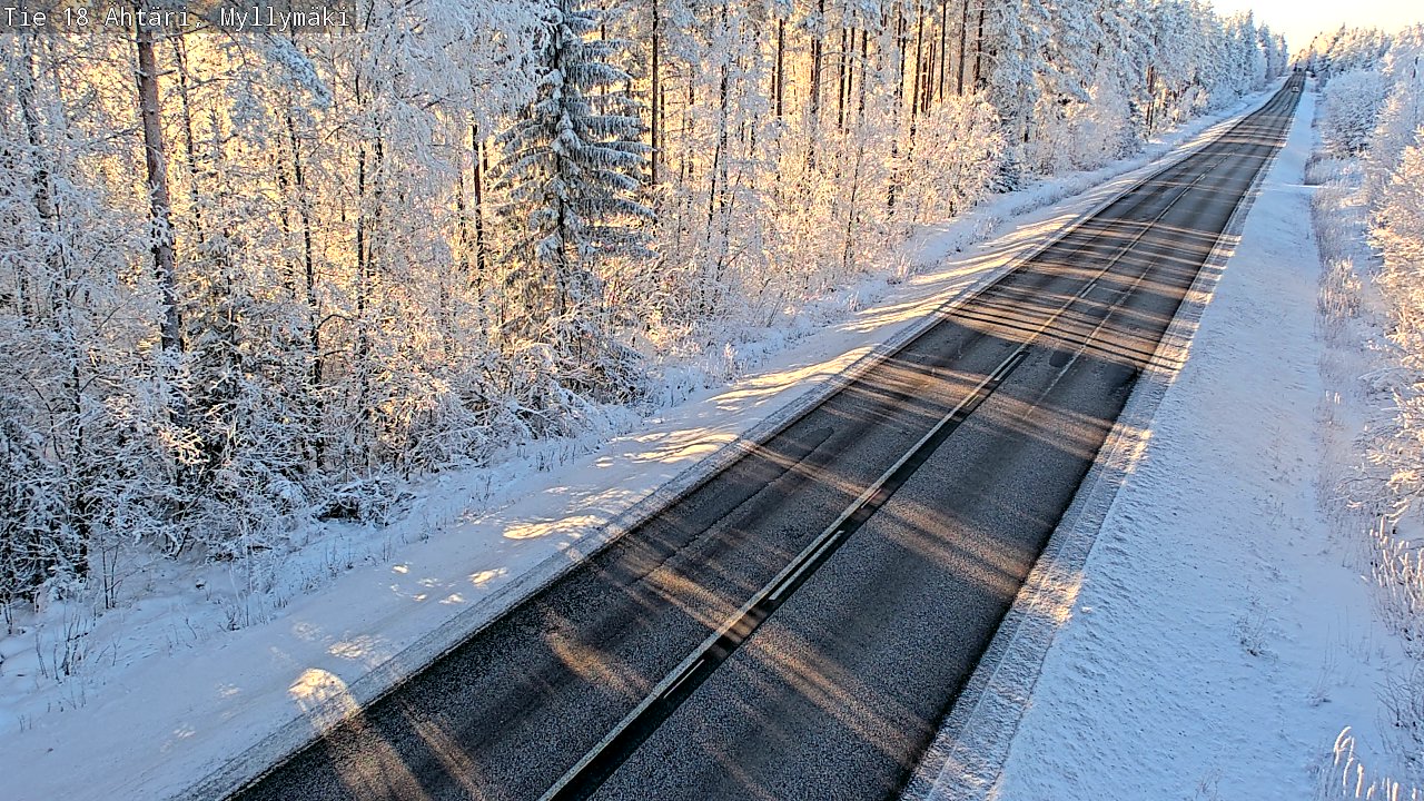 Weather Camera Image Road 18 Ähtäri, Myllymäki, Ähtäri, Etelä-Pohjanmaa