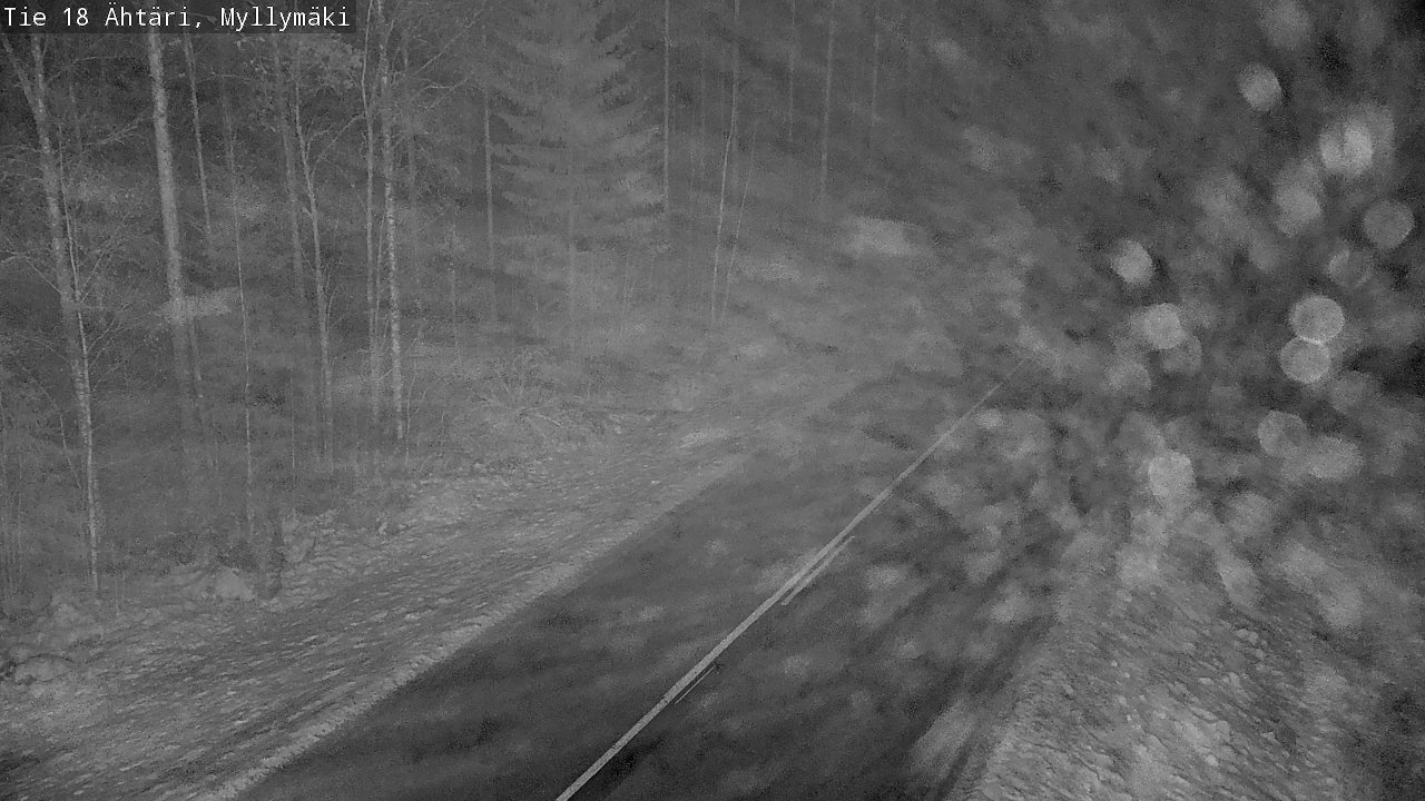 Weather Camera Image Road 18 Ähtäri, Myllymäki, Ähtäri, Etelä-Pohjanmaa