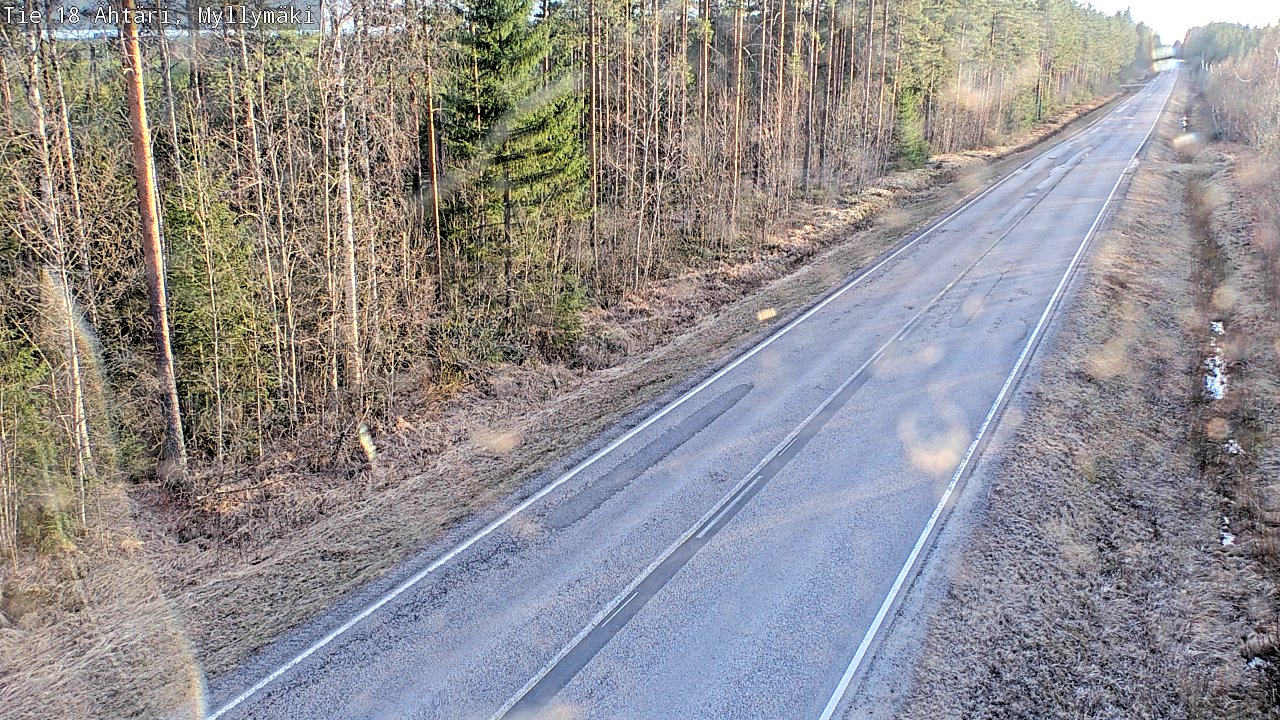 Weather Camera Image Road 18 Ähtäri, Myllymäki, Ähtäri, Etelä-Pohjanmaa