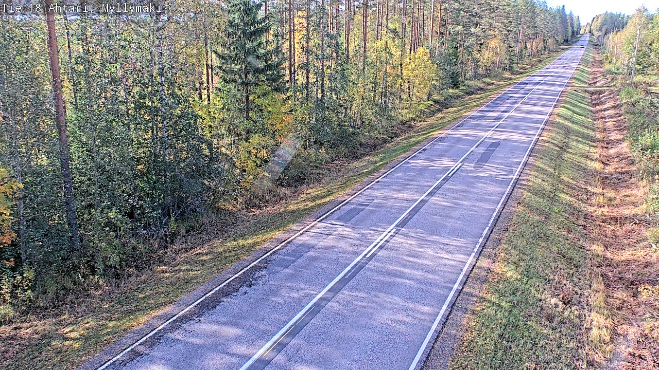 Weather Camera Image Road 18 Ähtäri, Myllymäki, Ähtäri, Etelä-Pohjanmaa