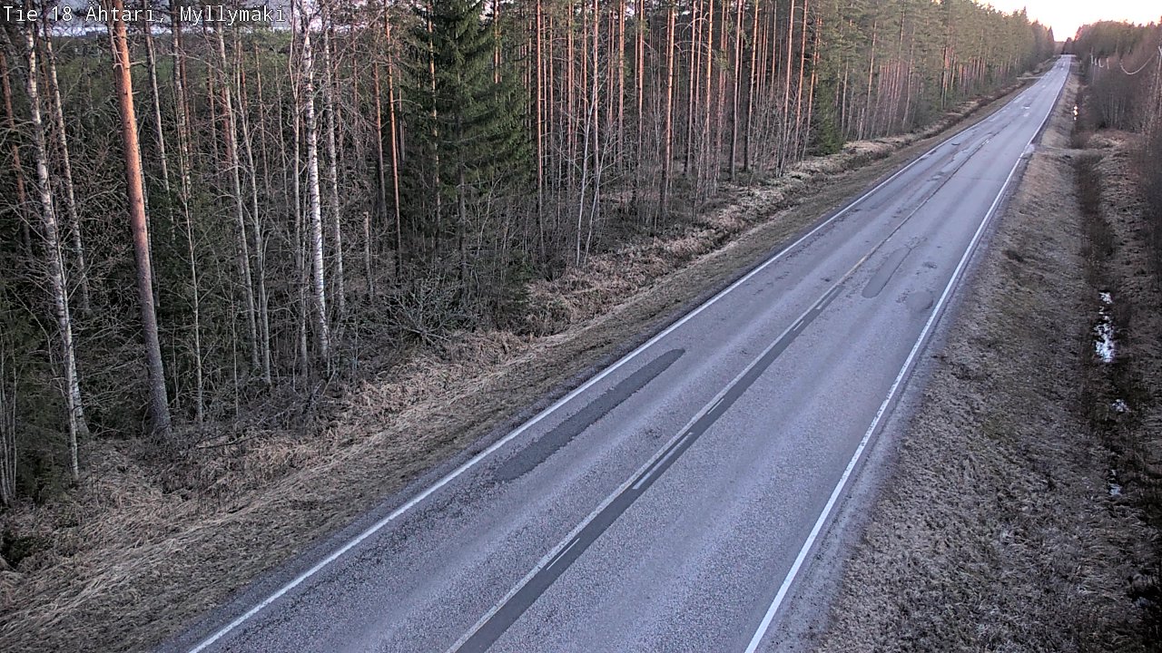 Weather Camera Image Road 18 Ähtäri, Myllymäki, Ähtäri, Etelä-Pohjanmaa