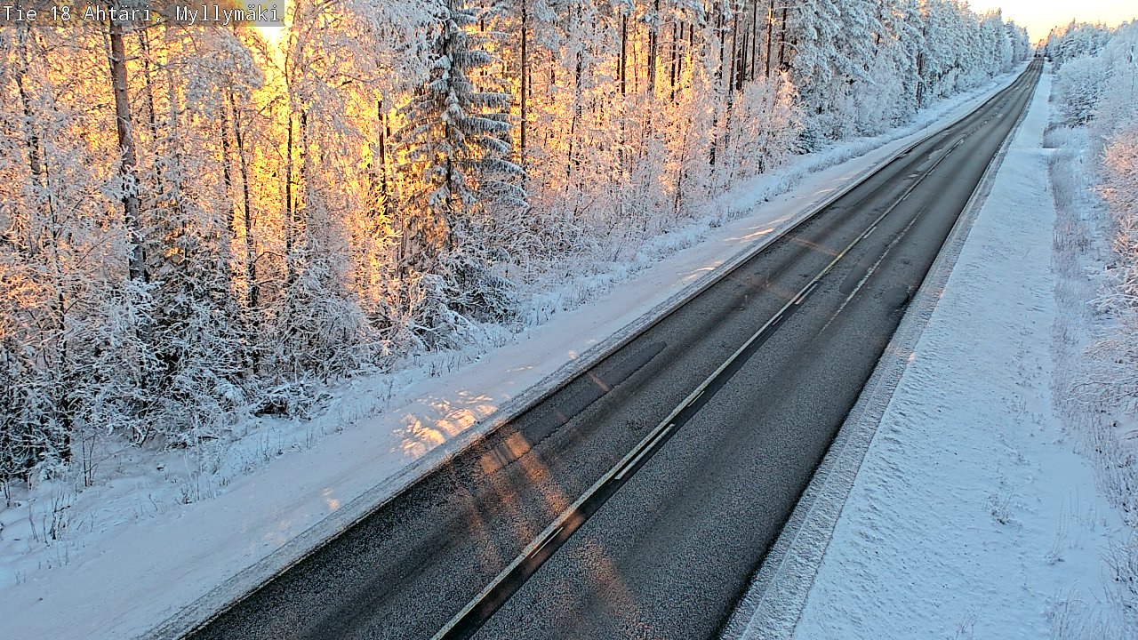 Weather Camera Image Road 18 Ähtäri, Myllymäki, Ähtäri, Etelä-Pohjanmaa