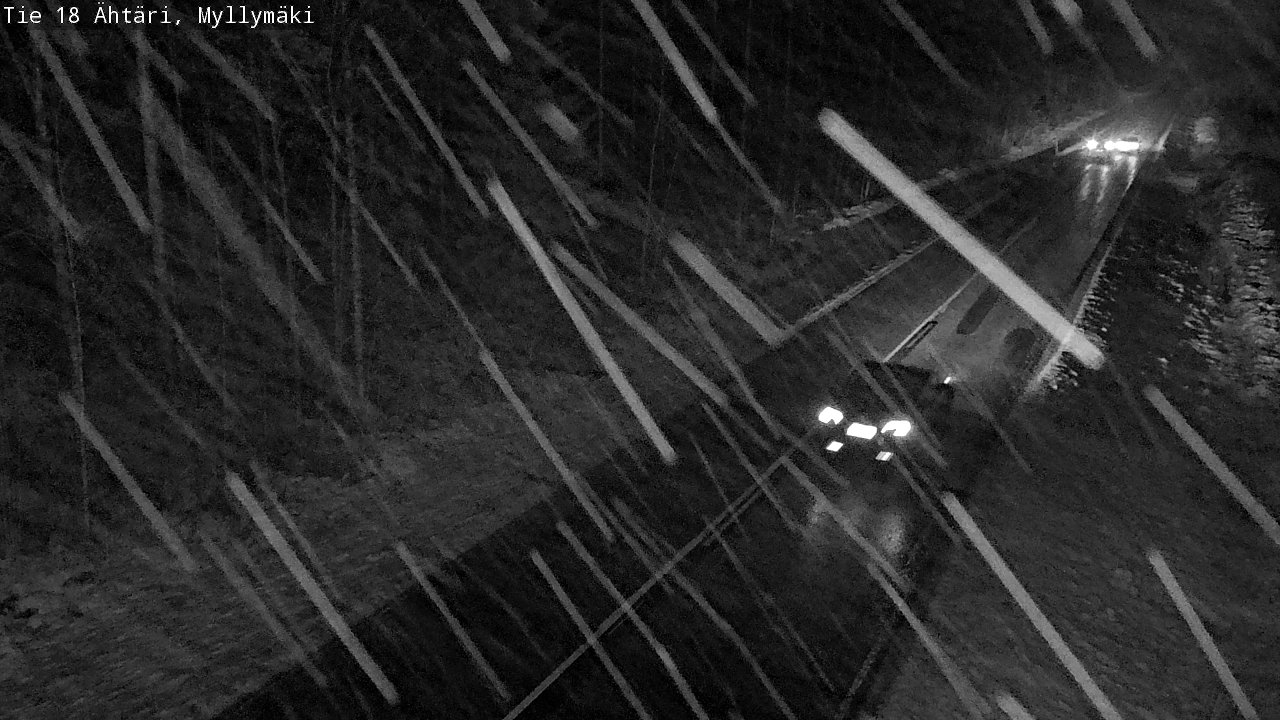 Weather Camera Image Road 18 Ähtäri, Myllymäki, Ähtäri, Etelä-Pohjanmaa