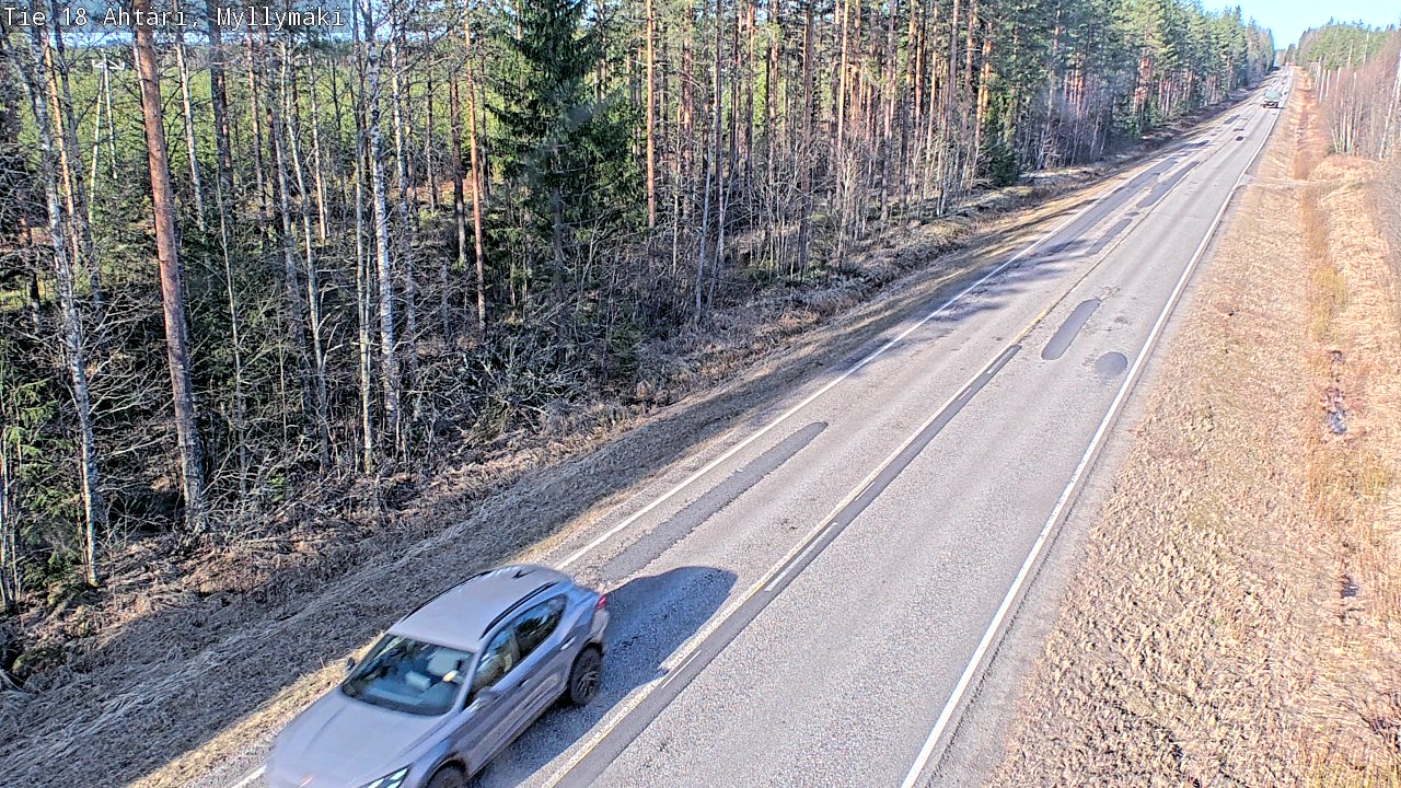 Weather Camera Image Road 18 Ähtäri, Myllymäki, Ähtäri, Etelä-Pohjanmaa