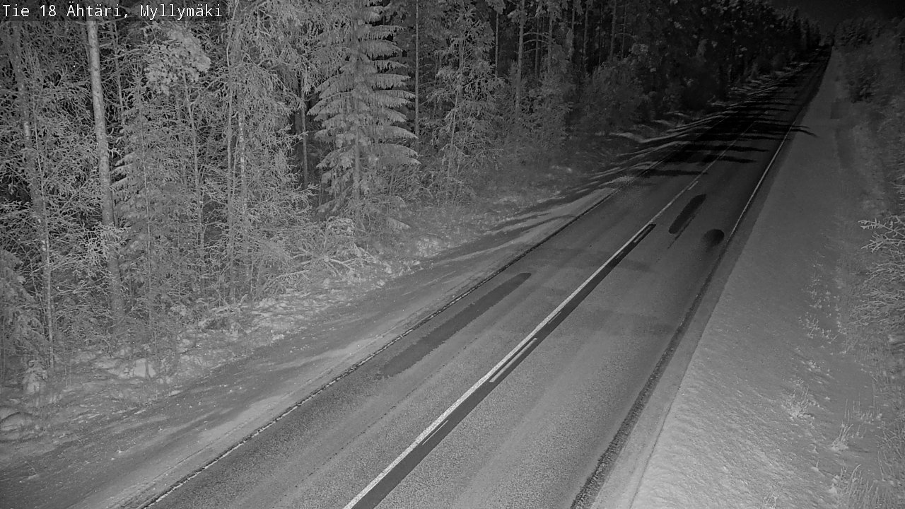 Weather Camera Image Road 18 Ähtäri, Myllymäki, Ähtäri, Etelä-Pohjanmaa