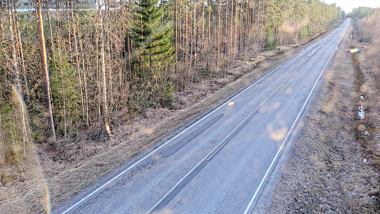 Weather Camera Image Road 18 Ähtäri, Myllymäki, Ähtäri, Etelä-Pohjanmaa