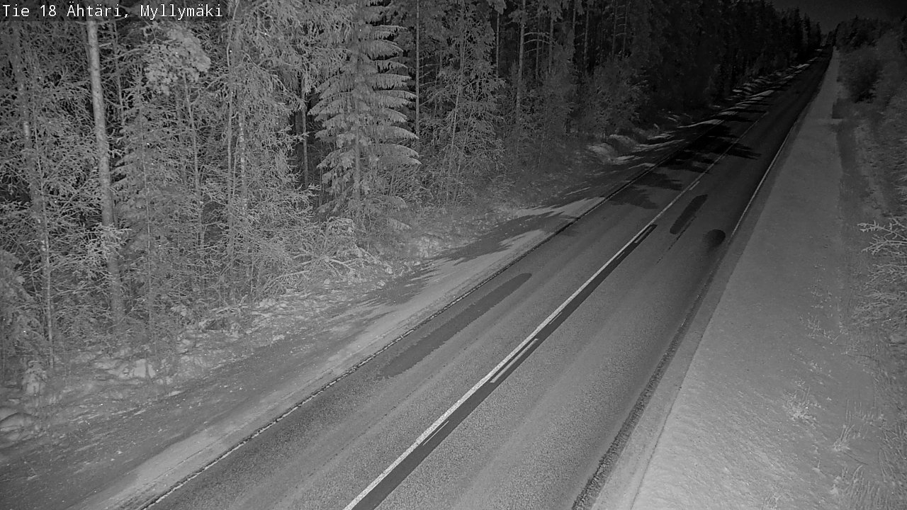 Weather Camera Image Road 18 Ähtäri, Myllymäki, Ähtäri, Etelä-Pohjanmaa