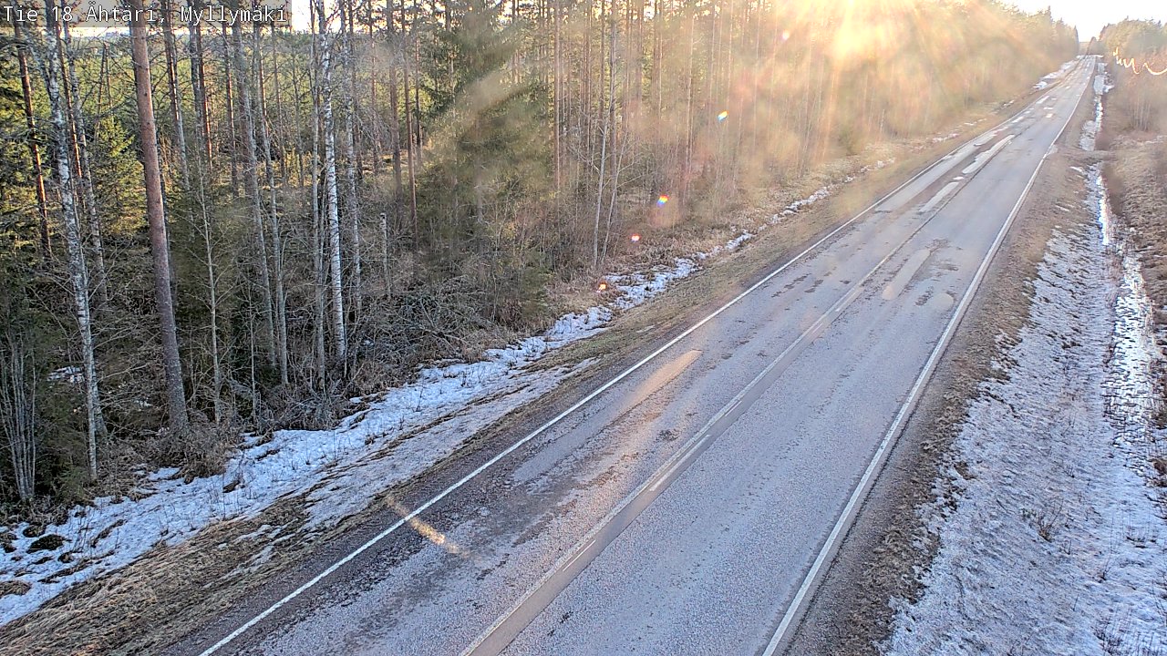 Weather Camera Image Road 18 Ähtäri, Myllymäki, Ähtäri, Etelä-Pohjanmaa