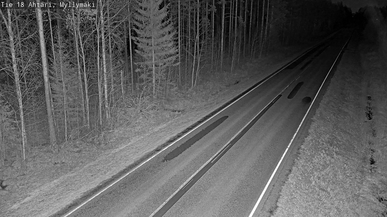 Weather Camera Image Road 18 Ähtäri, Myllymäki, Ähtäri, Etelä-Pohjanmaa