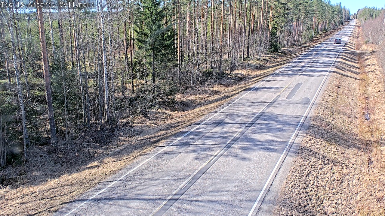 Weather Camera Image Road 18 Ähtäri, Myllymäki, Ähtäri, Etelä-Pohjanmaa