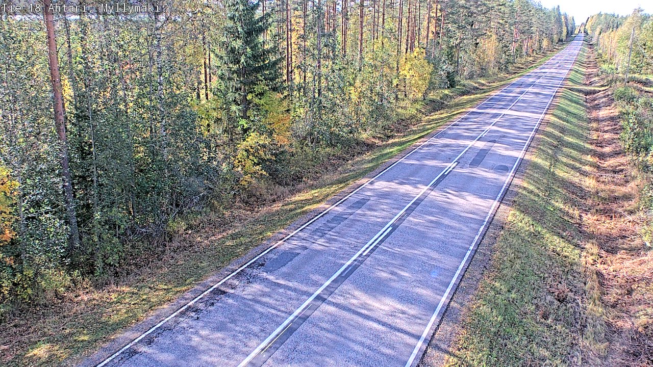 Weather Camera Image Road 18 Ähtäri, Myllymäki, Ähtäri, Etelä-Pohjanmaa