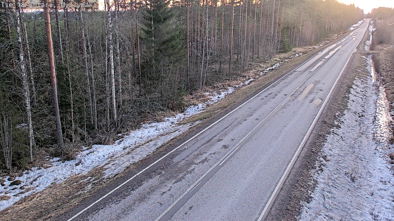 Weather Camera Image Road 18 Ähtäri, Myllymäki, Ähtäri, Etelä-Pohjanmaa