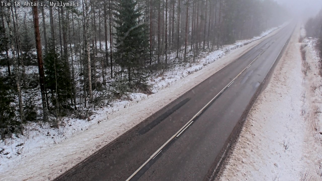 Weather Camera Image Road 18 Ähtäri, Myllymäki, Ähtäri, Etelä-Pohjanmaa