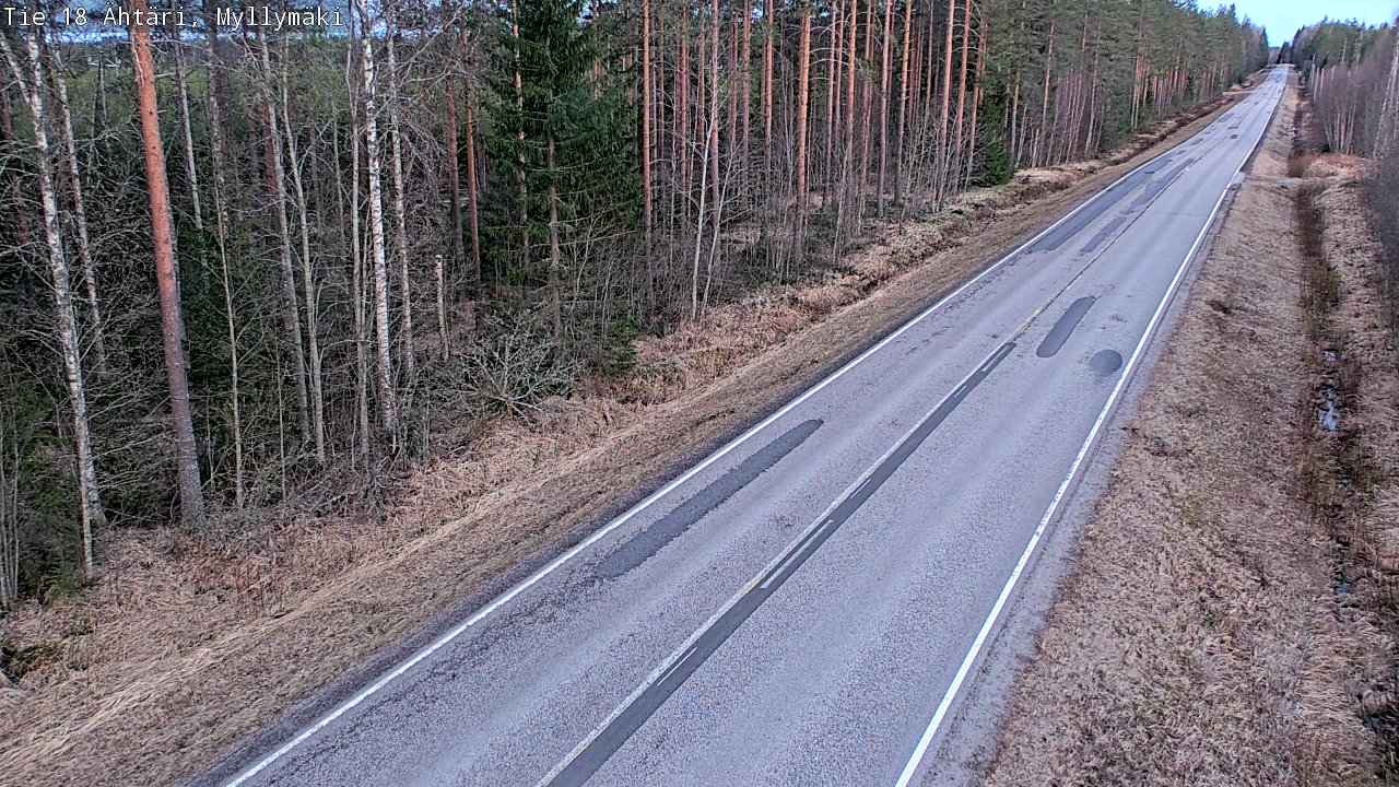 Weather Camera Image Road 18 Ähtäri, Myllymäki, Ähtäri, Etelä-Pohjanmaa