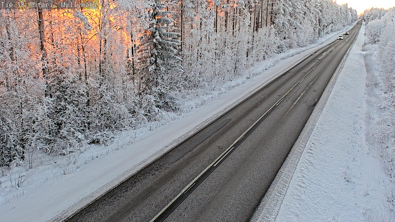 Weather Camera Image Road 18 Ähtäri, Myllymäki, Ähtäri, Etelä-Pohjanmaa