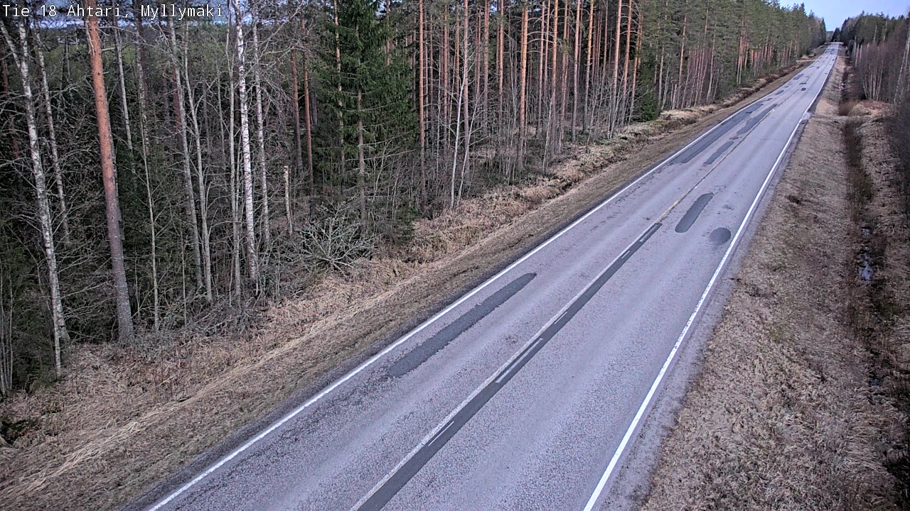Weather Camera Image Road 18 Ähtäri, Myllymäki, Ähtäri, Etelä-Pohjanmaa