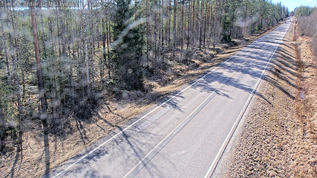Weather Camera Image Road 18 Ähtäri, Myllymäki, Ähtäri, Etelä-Pohjanmaa