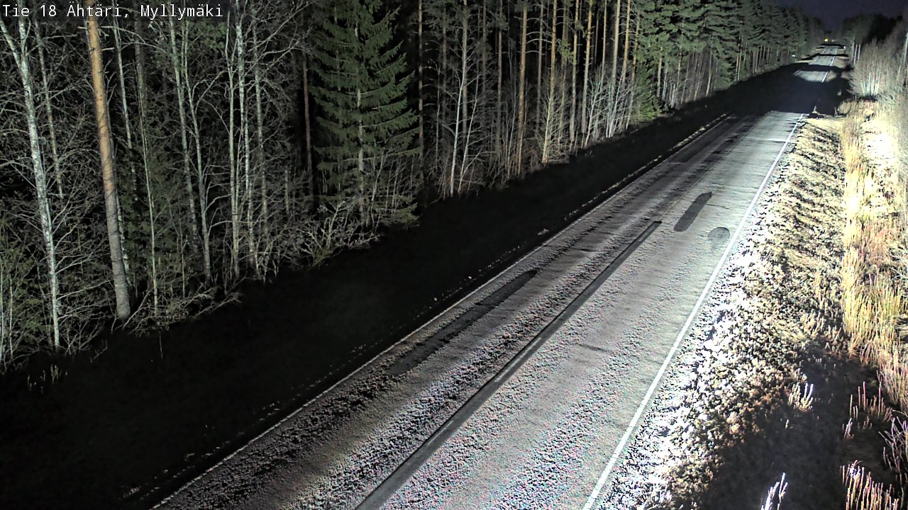 Weather Camera Image Road 18 Ähtäri, Myllymäki, Ähtäri, Etelä-Pohjanmaa