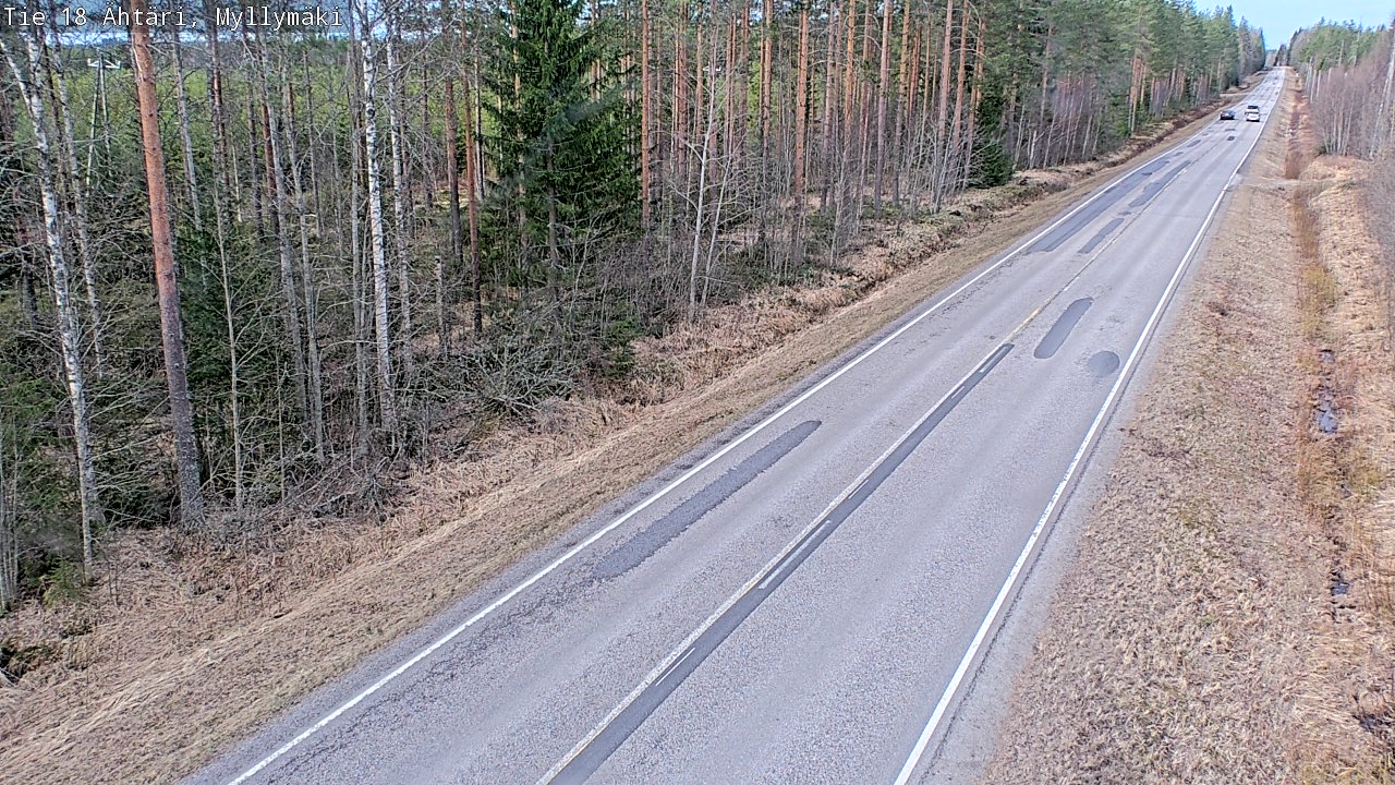 Kelikamerat Kuva Tie 18 Ähtäri, Myllymäki, Ähtäri, Etelä-Pohjanmaa