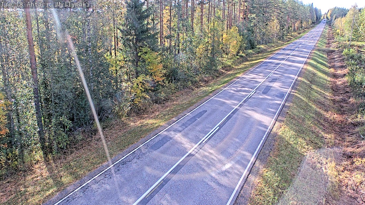 Weather Camera Image Road 18 Ähtäri, Myllymäki, Ähtäri, Etelä-Pohjanmaa