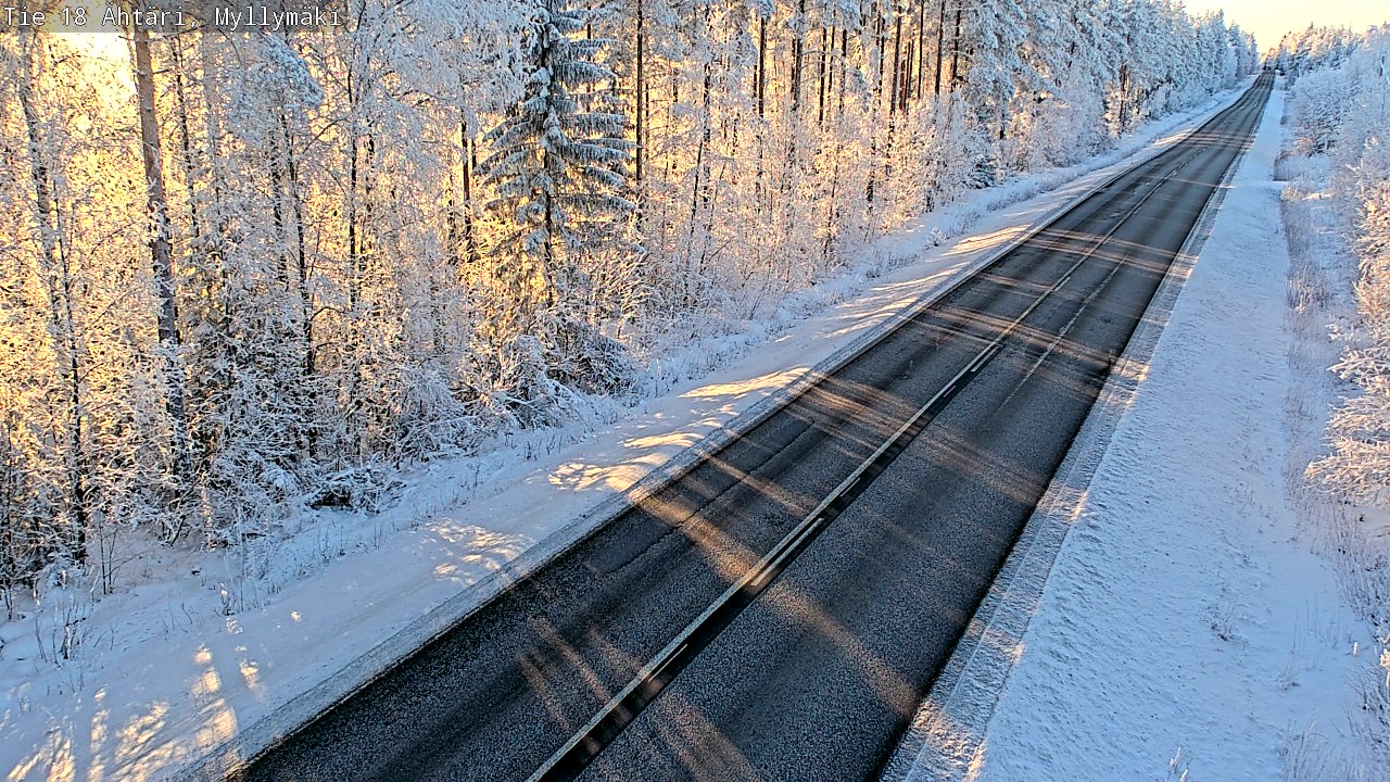 Weather Camera Image Road 18 Ähtäri, Myllymäki, Ähtäri, Etelä-Pohjanmaa