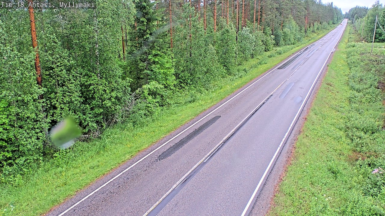 Weather Camera Image Väg 18 Etseri, Myllymäki, Ähtäri, Etelä-Pohjanmaa