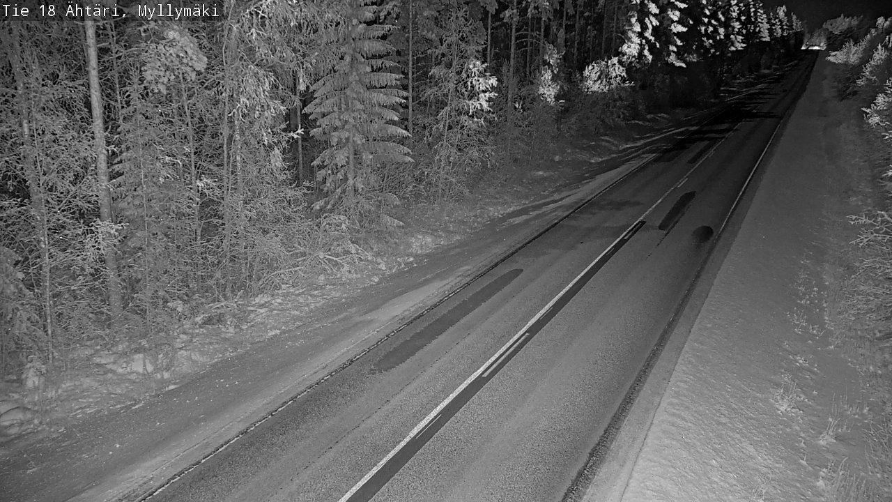 Weather Camera Image Road 18 Ähtäri, Myllymäki, Ähtäri, Etelä-Pohjanmaa