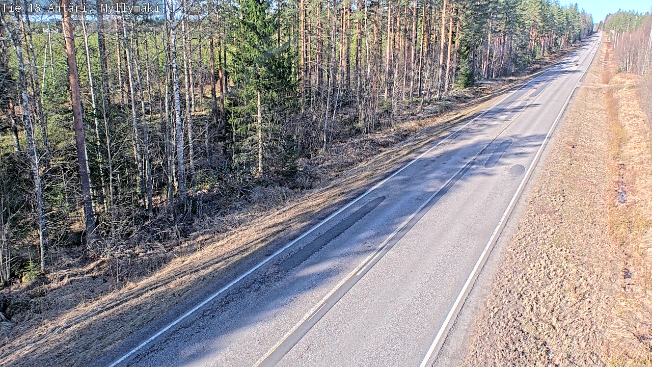 Weather Camera Image Road 18 Ähtäri, Myllymäki, Ähtäri, Etelä-Pohjanmaa