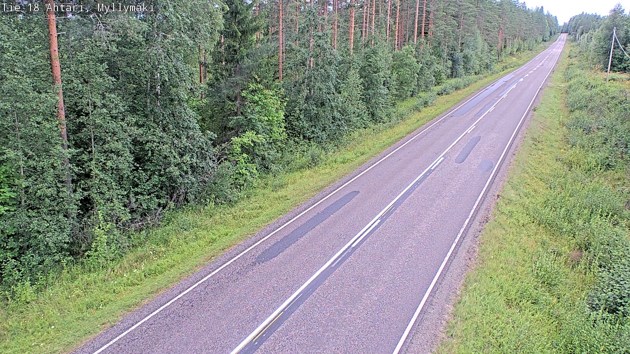 Weather Camera Image Road 18 Ähtäri, Myllymäki, Ähtäri, Etelä-Pohjanmaa