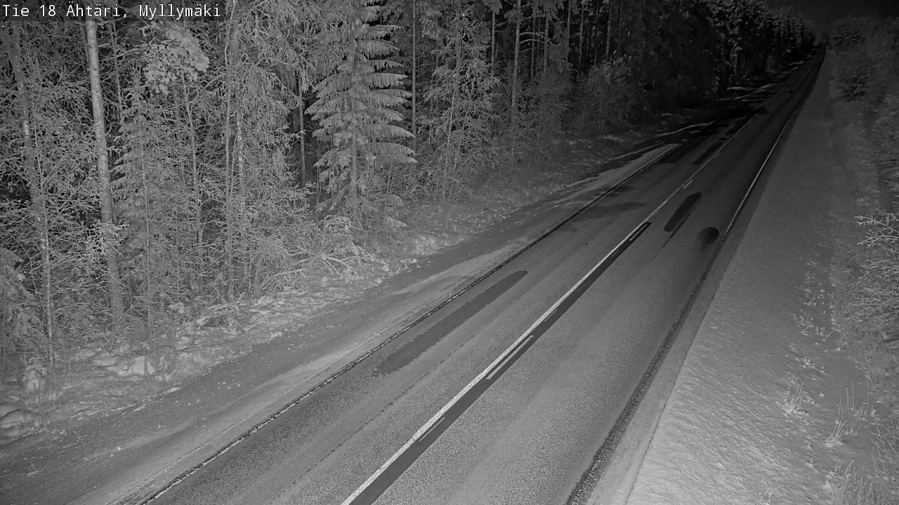 Weather Camera Image Road 18 Ähtäri, Myllymäki, Ähtäri, Etelä-Pohjanmaa