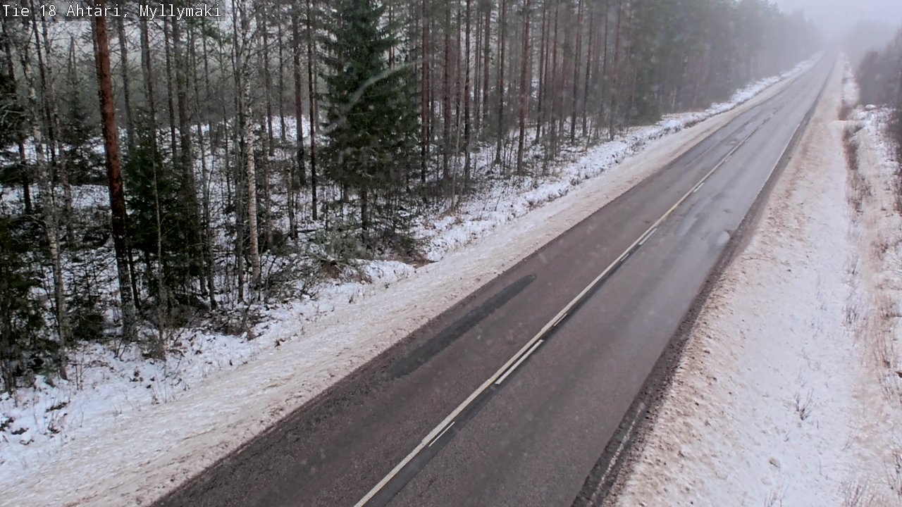 Weather Camera Image Road 18 Ähtäri, Myllymäki, Ähtäri, Etelä-Pohjanmaa