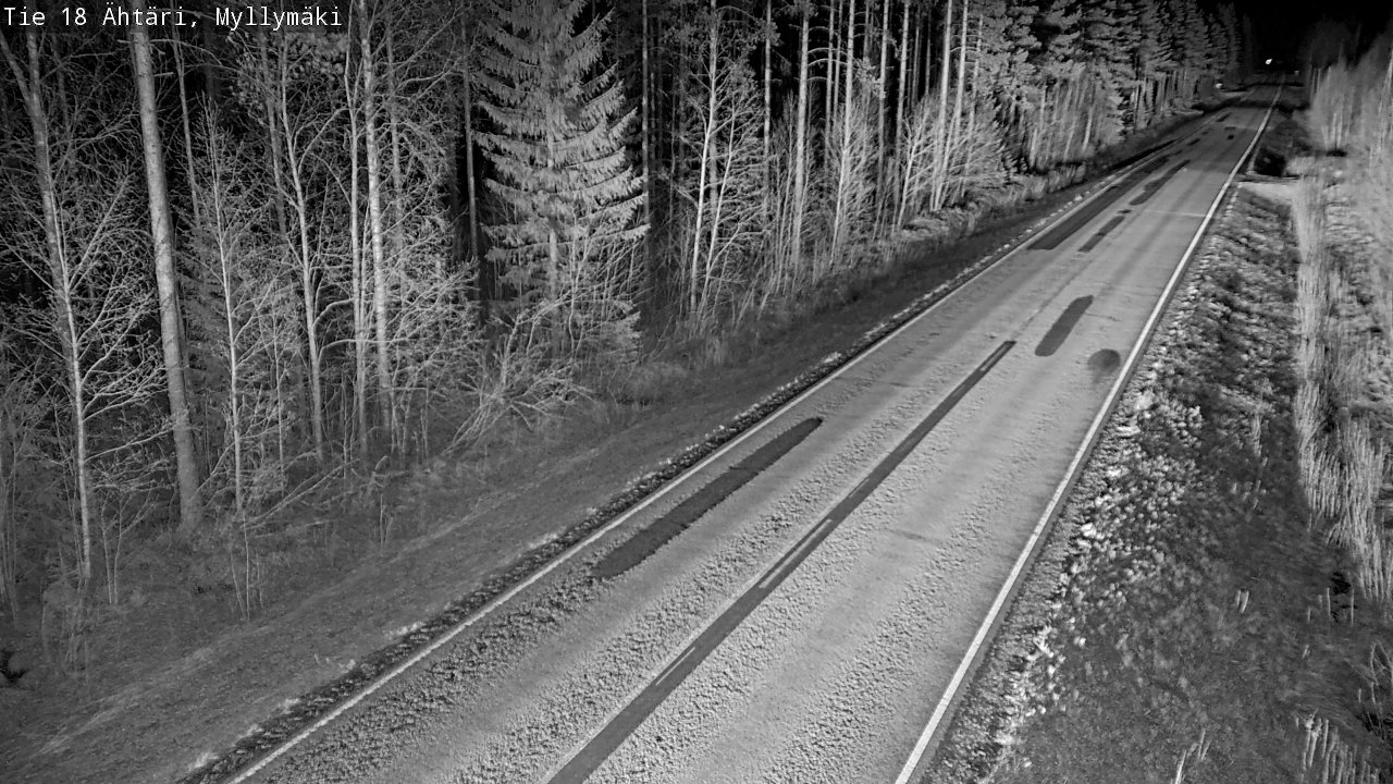 Weather Camera Image Road 18 Ähtäri, Myllymäki, Ähtäri, Etelä-Pohjanmaa