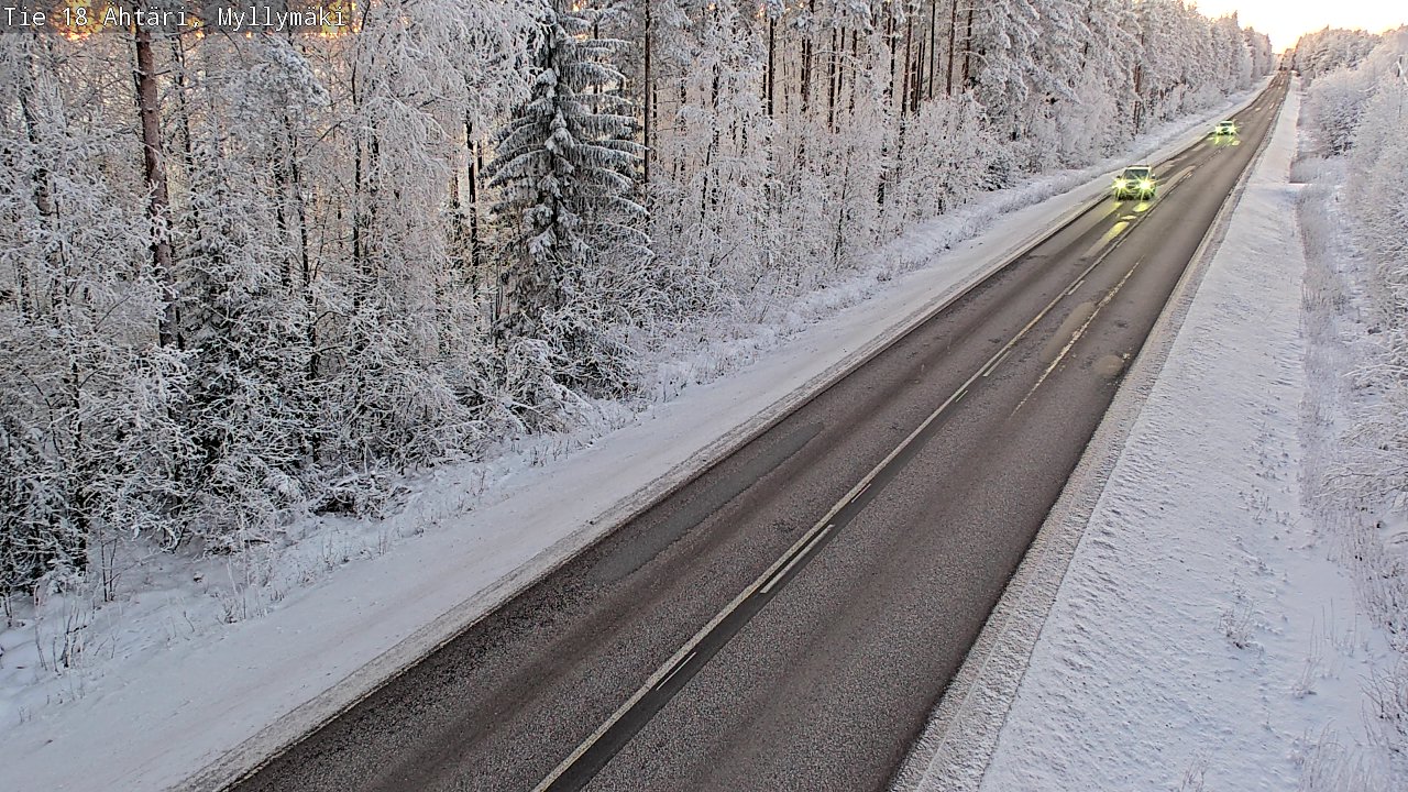 Weather Camera Image Road 18 Ähtäri, Myllymäki, Ähtäri, Etelä-Pohjanmaa