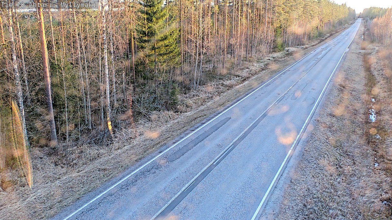 Weather Camera Image Road 18 Ähtäri, Myllymäki, Ähtäri, Etelä-Pohjanmaa
