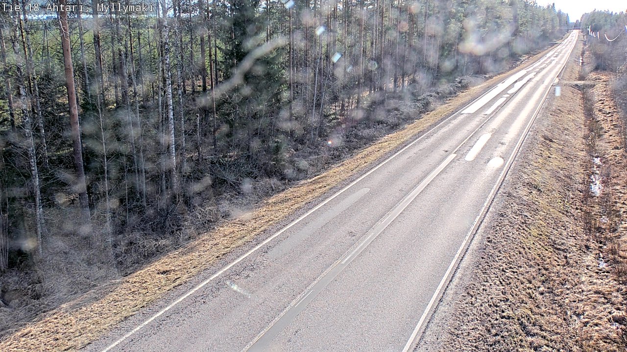 Weather Camera Image Road 18 Ähtäri, Myllymäki, Ähtäri, Etelä-Pohjanmaa
