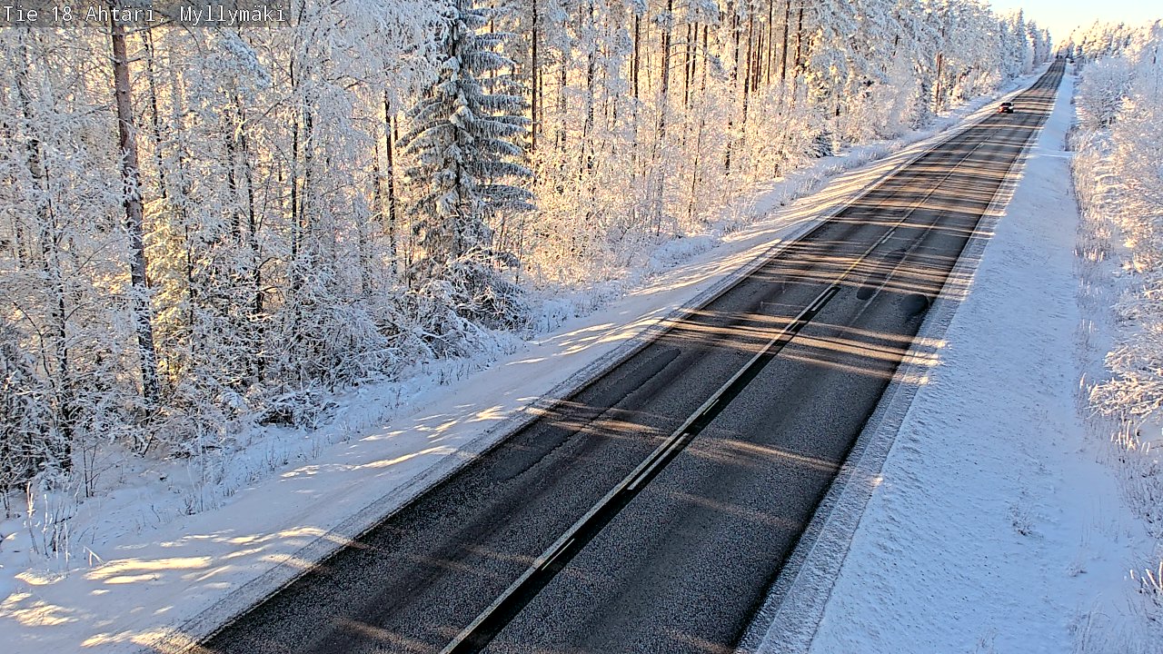 Weather Camera Image Road 18 Ähtäri, Myllymäki, Ähtäri, Etelä-Pohjanmaa