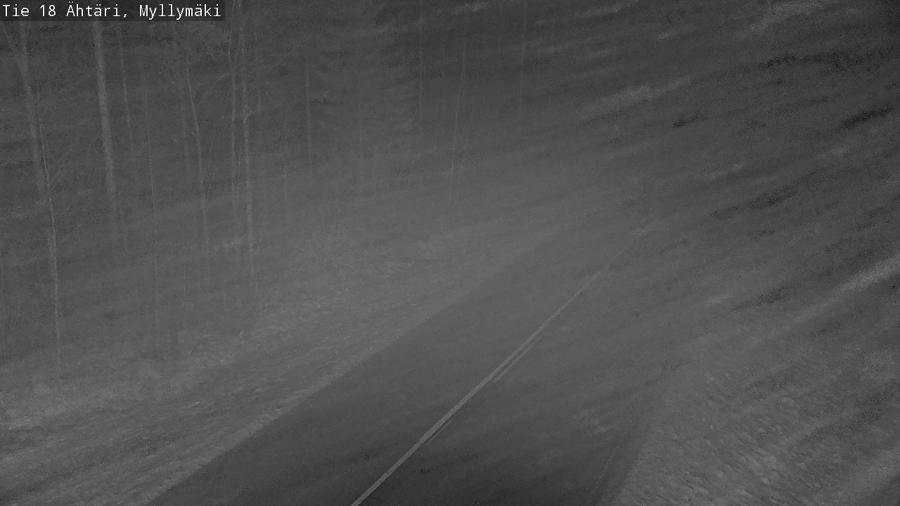 Weather Camera Image Road 18 Ähtäri, Myllymäki, Ähtäri, Etelä-Pohjanmaa