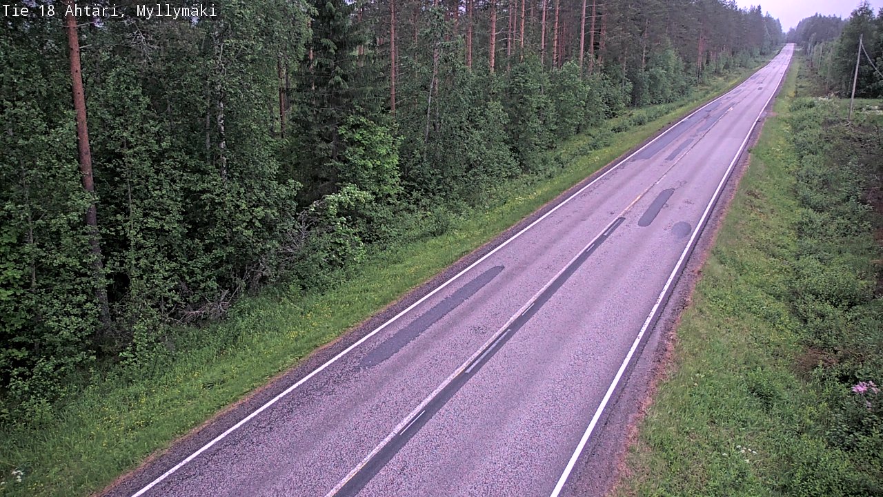 Kelikamerat Kuva Tie 18 Ähtäri, Myllymäki, Ähtäri, Etelä-Pohjanmaa