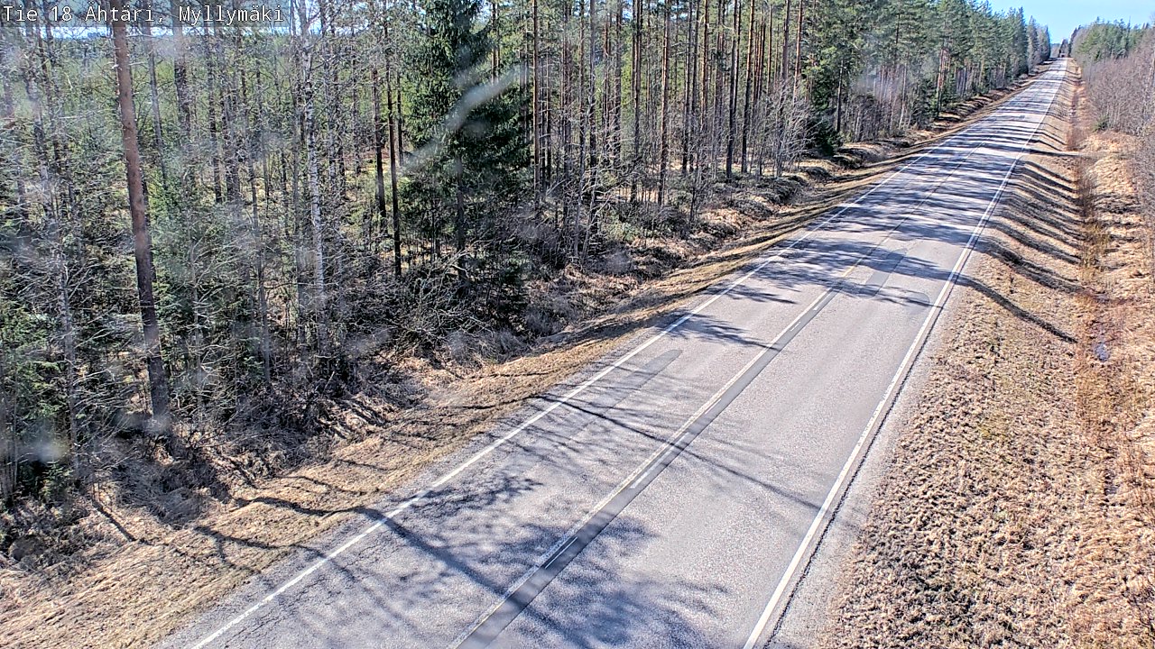 Weather Camera Image Road 18 Ähtäri, Myllymäki, Ähtäri, Etelä-Pohjanmaa