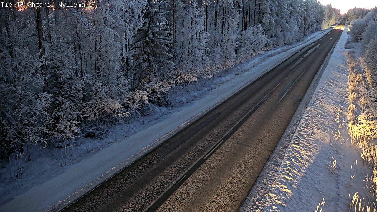 Weather Camera Image Road 18 Ähtäri, Myllymäki, Ähtäri, Etelä-Pohjanmaa