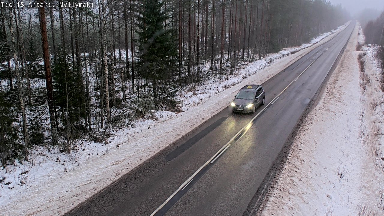 Weather Camera Image Road 18 Ähtäri, Myllymäki, Ähtäri, Etelä-Pohjanmaa