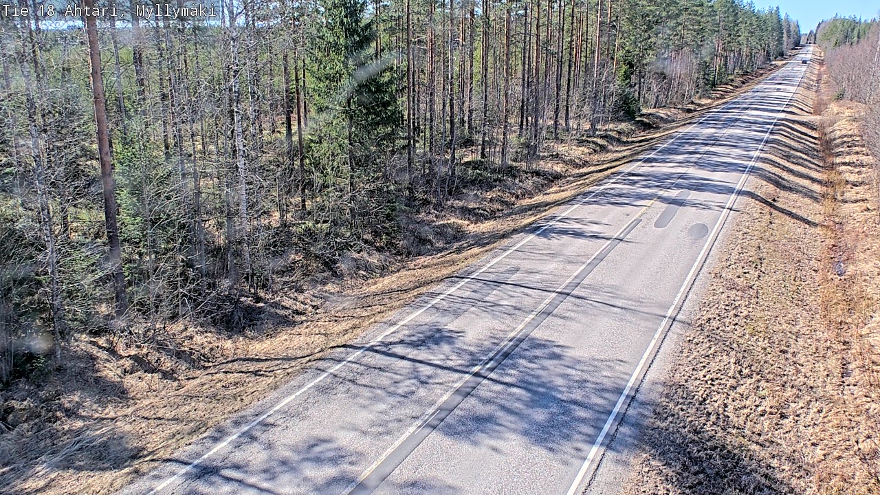 Weather Camera Image Road 18 Ähtäri, Myllymäki, Ähtäri, Etelä-Pohjanmaa